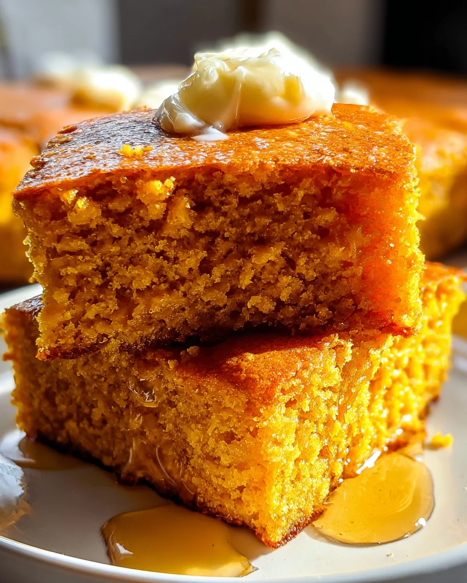 Honey Butter Sweet Potato Cornbread 25 Honey