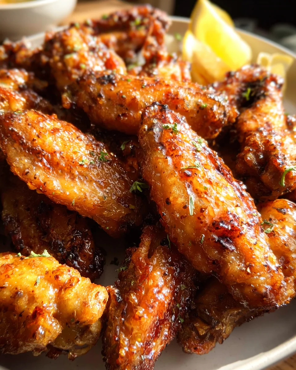 Honey Lemon Pepper Wings 25 Honey Lemon Pepper Wings