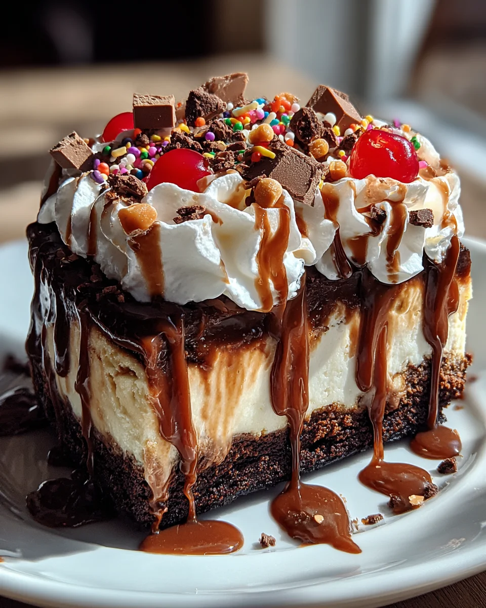 Hot Fudge Sundae Brownie Cheesecake 30 Hot Fudge Sundae Brownie Cheesecake