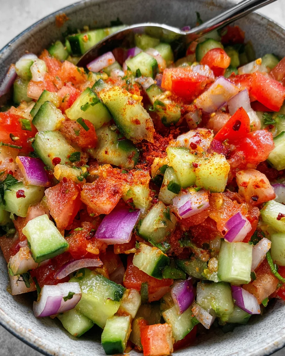 Indian Kachumber Salad