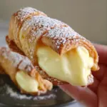 Italian Cream Stuffed Cannoncini