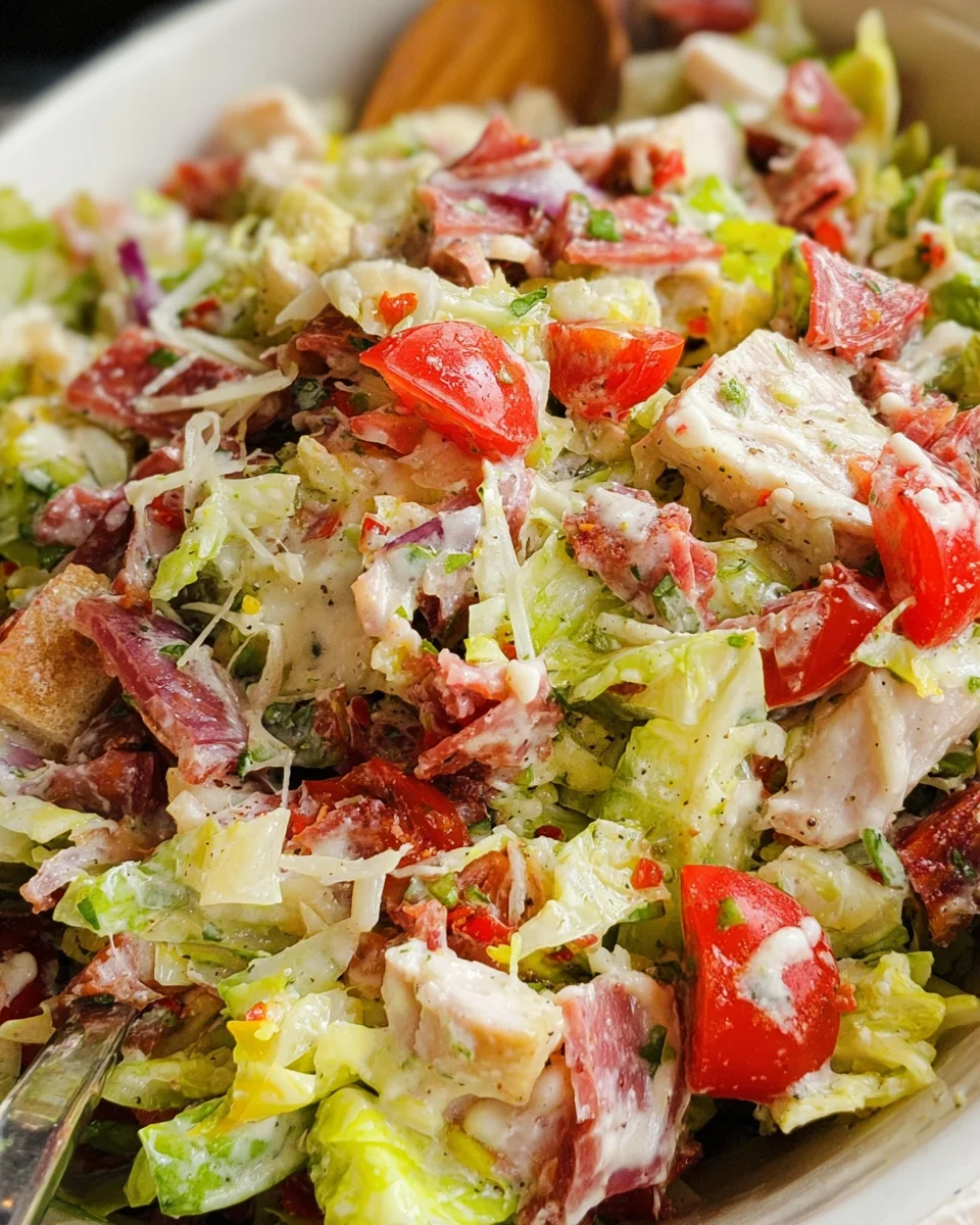 Italian Grinder Salad (Chopped Sub Salad) 22 Italian
