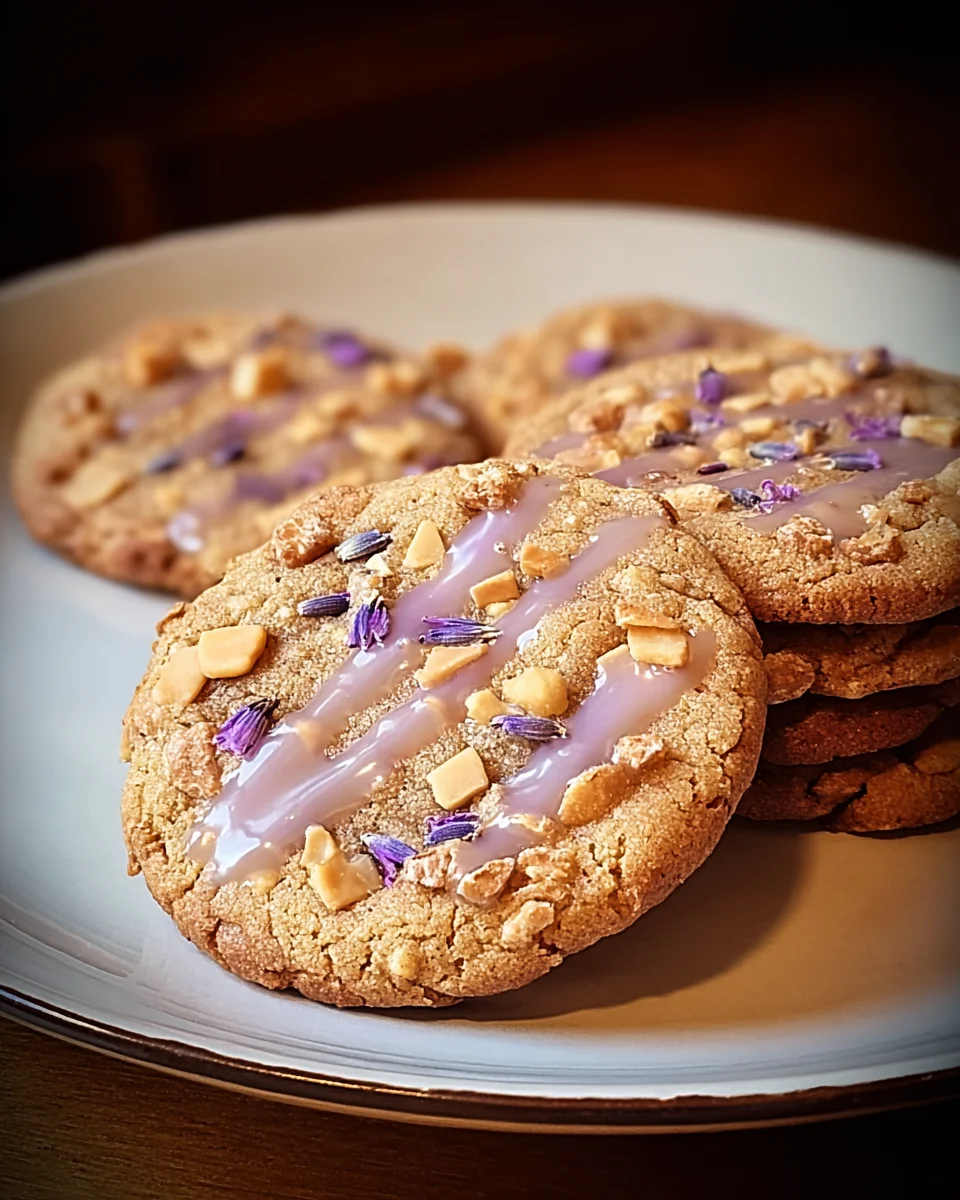Lavender Honey Crunch Cookies 22 Lavender Honey Crunch Cookies