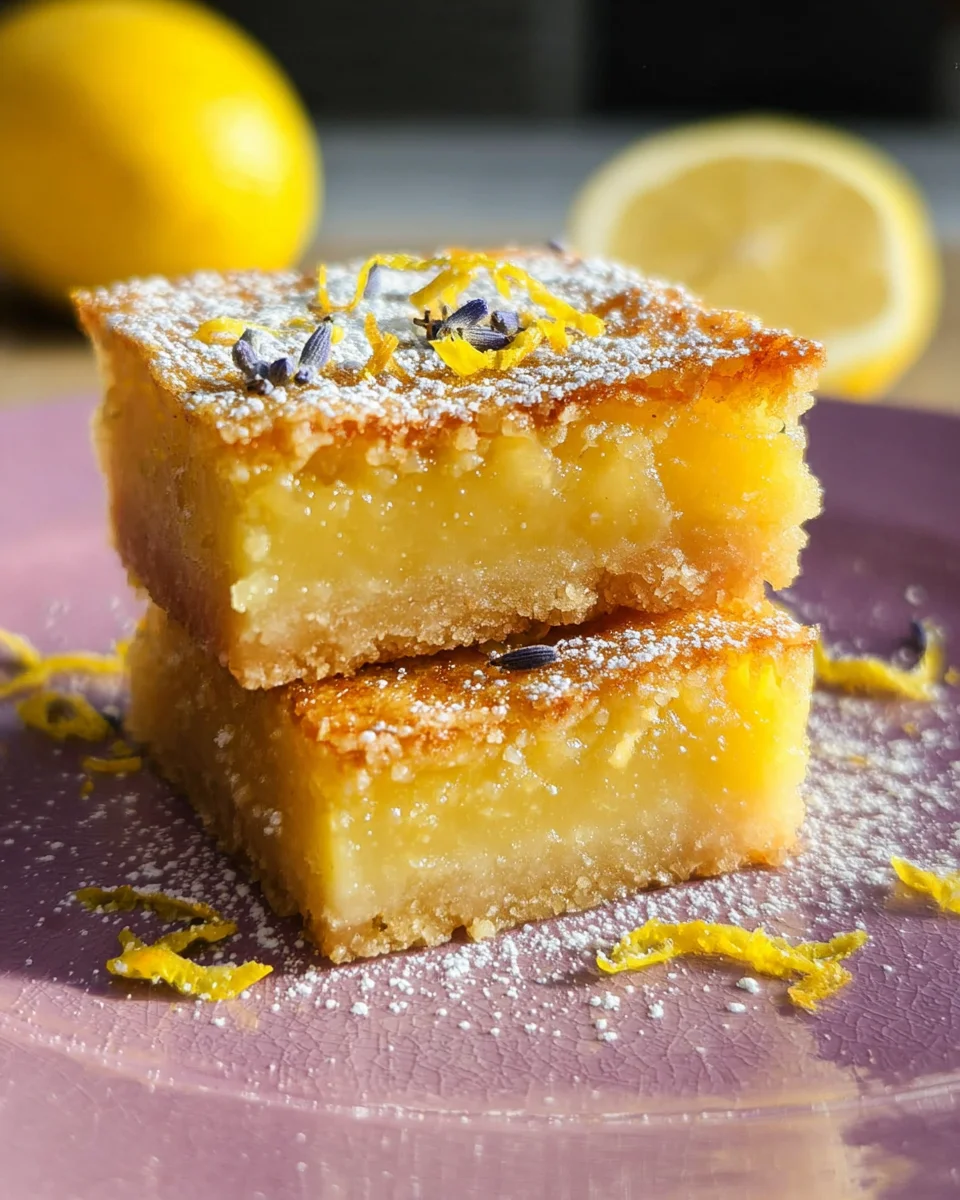 Lavender Lemon Bars 25 Lavender