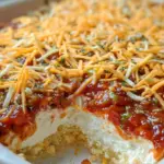 Layered Cream Cheese and Salsa Dip
