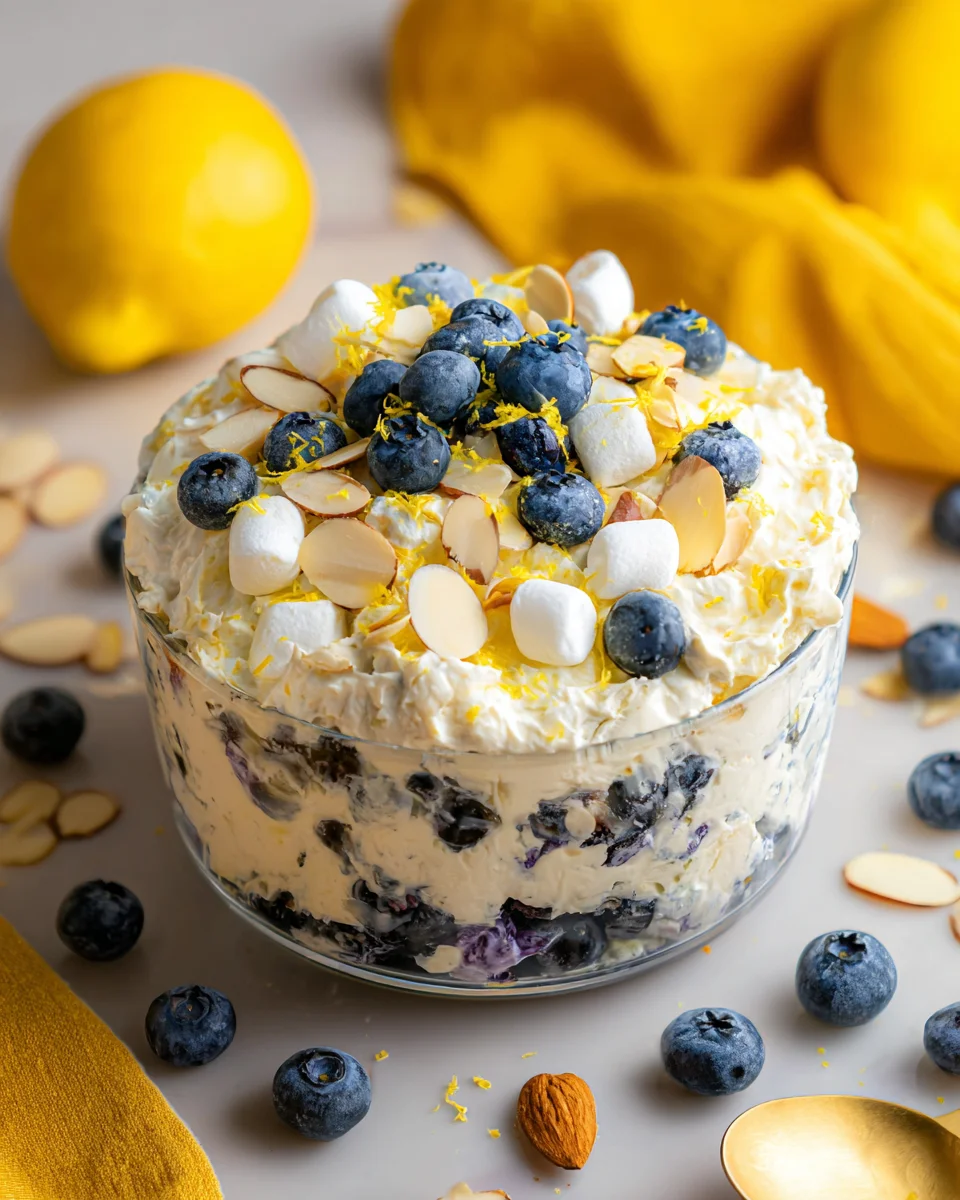 Lemon Blueberry Fluff