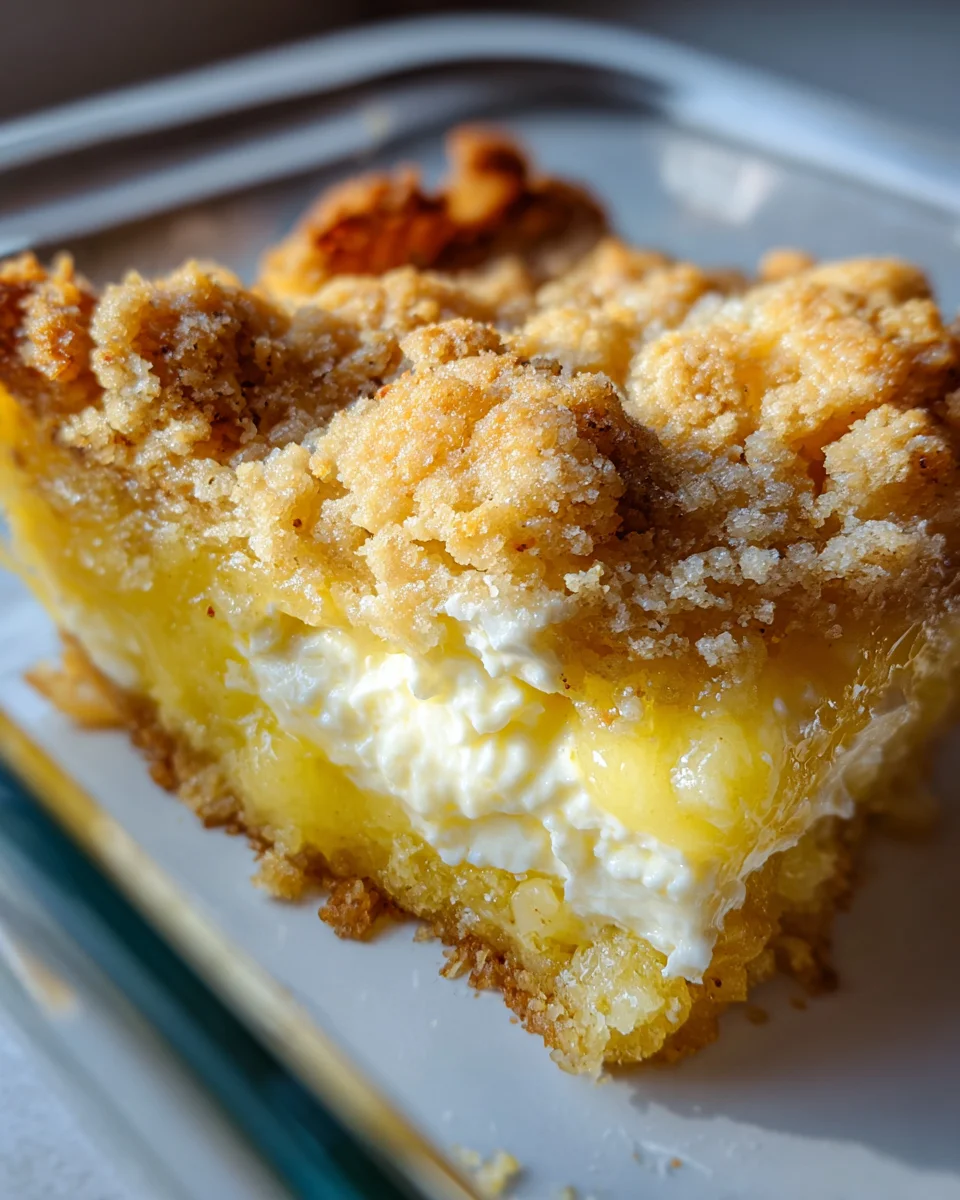 Lemon Cream Cheese Dump Cake Recipe