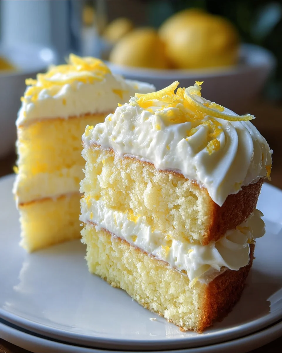 Lemon Velvet Cake with Lemon Cream Cheese Frosting 38 Lemon