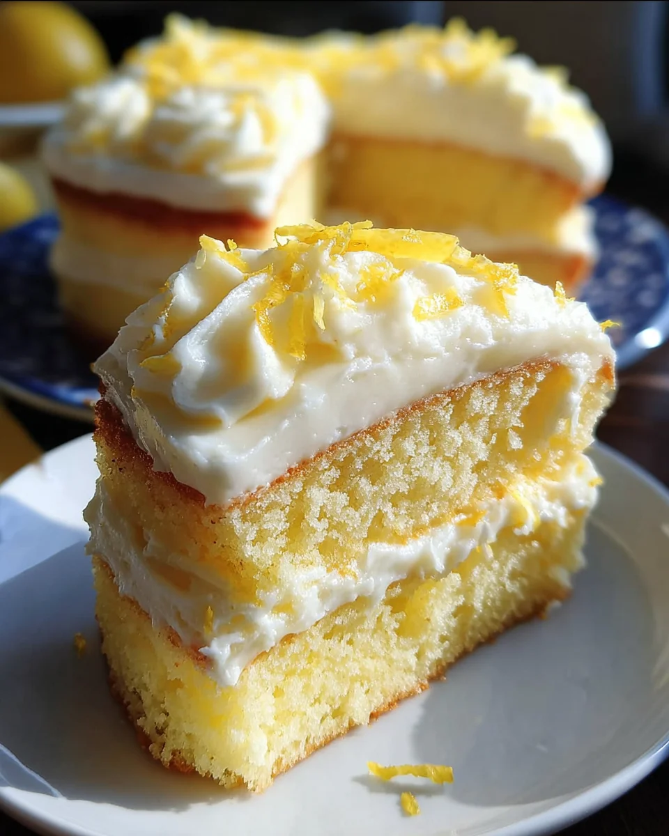 Lemon Velvet Cake with Lemon Cream Cheese Frosting 39 Lemon