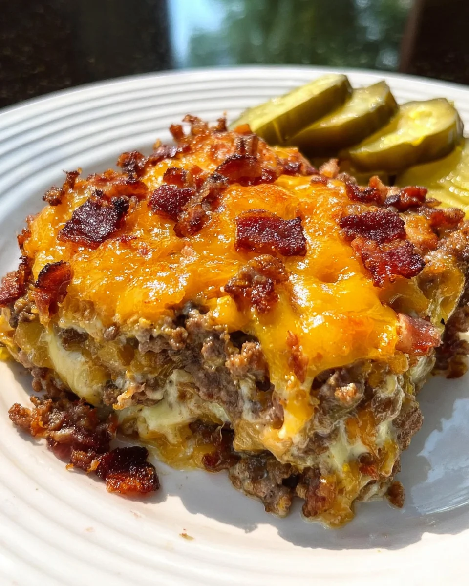 Low-Carb Bacon Cheeseburger Casserole 24 Low-Carb