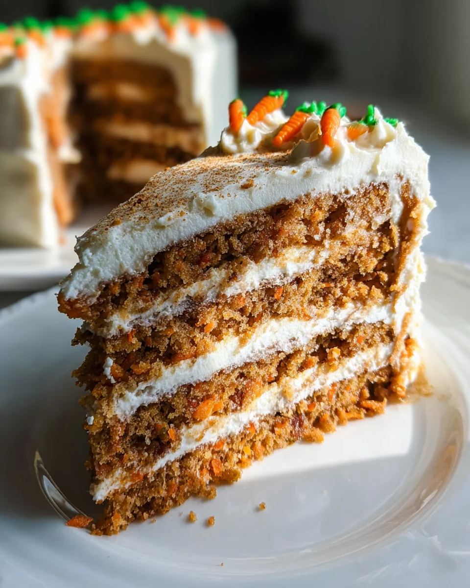 MOIST Vegan Carrot Cake Recipe with Cream Cheese Frosting 22 MOIST