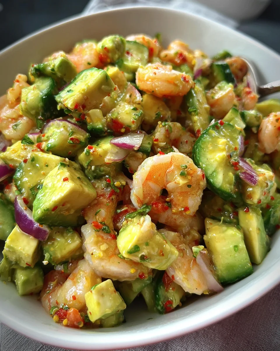 Mediterranean Keto Shrimp Salad