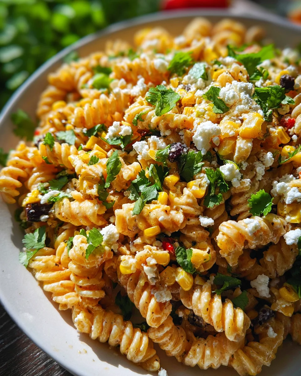 Mexican Street Corn Pasta Salad 24 Mexican