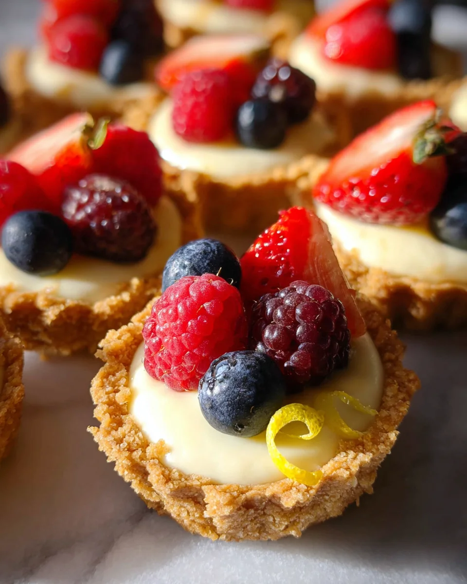 Mini Lemon Cheesecake Tarts 19 Mini
