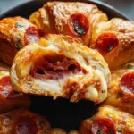 Mozzarella Pepperoni Croissant Rolls