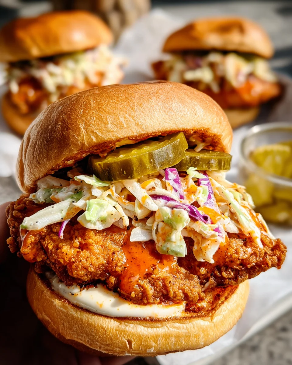 Nashville Hot Chicken Sandwiches