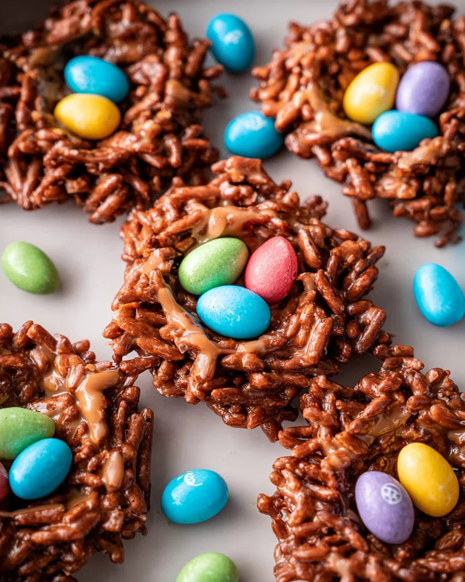 No-Bake Chocolate Bird Nests 15 No-Bake Chocolate Bird Nests