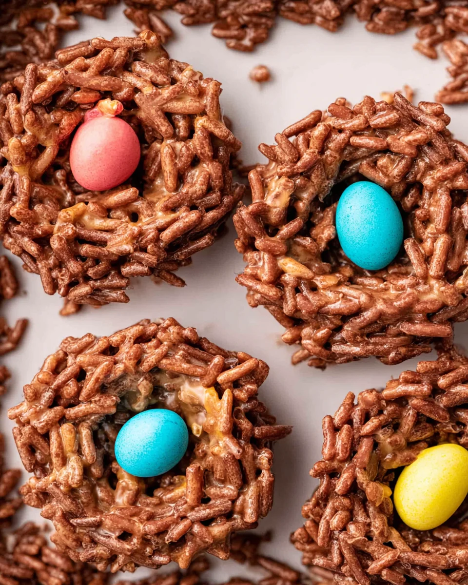 No-Bake Chocolate Bird Nests 16 No-Bake