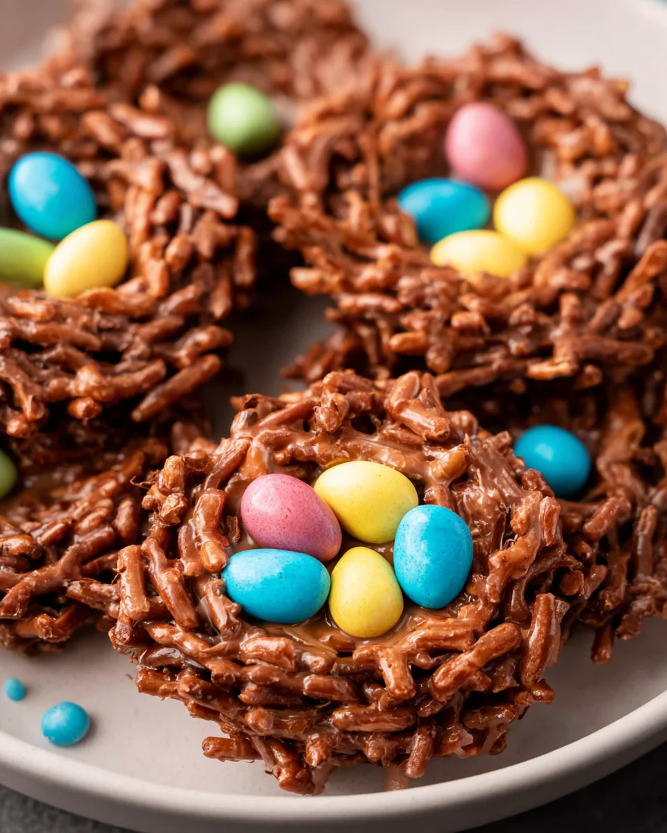 No-Bake Chocolate Bird Nests 17 No-Bake