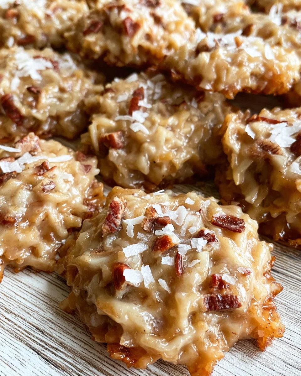 No-Bake Coconut Praline Cookies 22 No-Bake