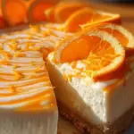 No-Bake Orange Creamsicle Cheesecake
