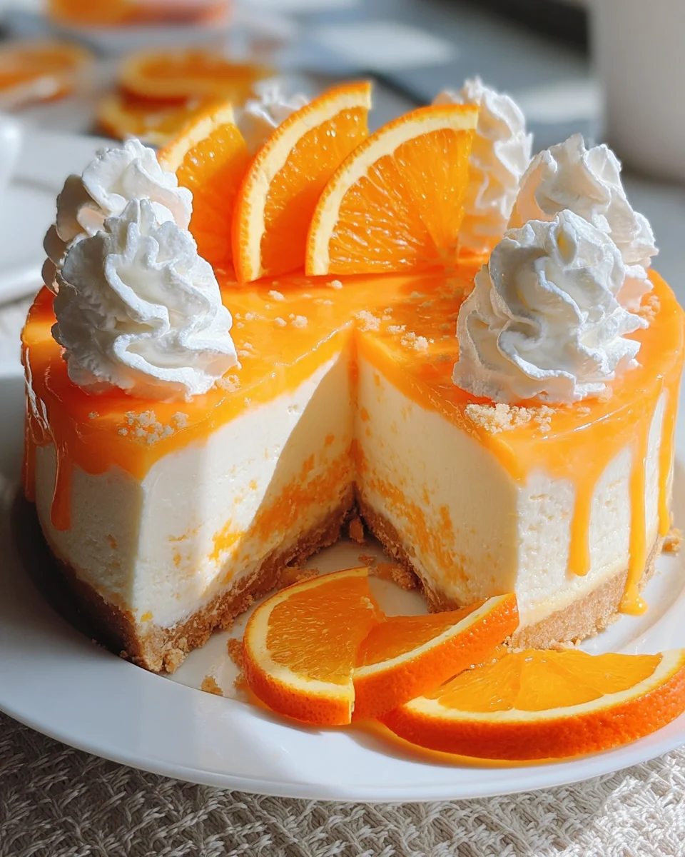 No-Bake Orange Creamsicle Cheesecake 20 No-Bake Orange Creamsicle Cheesecake
