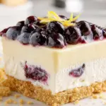 No Bake Lemon Blueberry Dessert