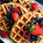 Oatmeal Cottage Cheese Waffles