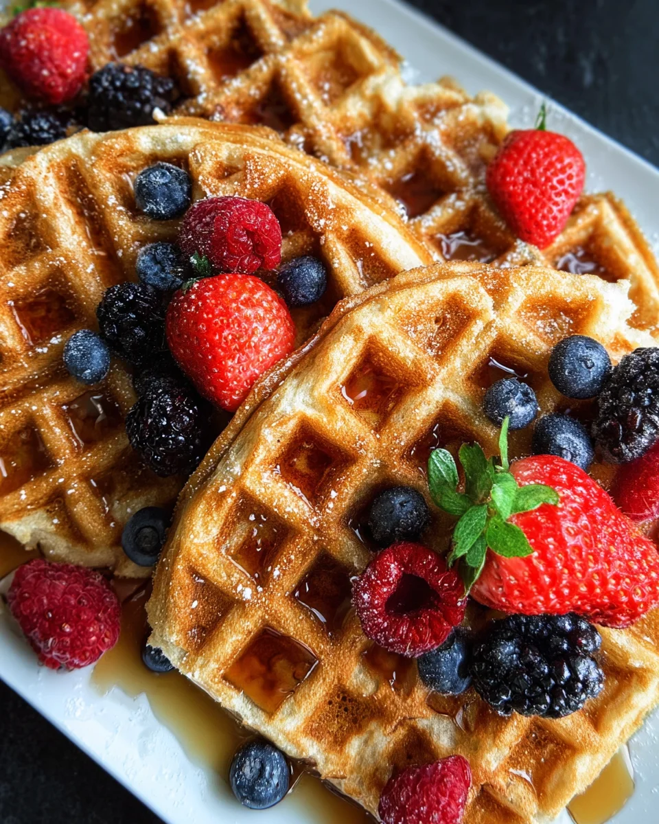 Oatmeal Cottage Cheese Waffles 14 Oatmeal Cottage Cheese Waffles