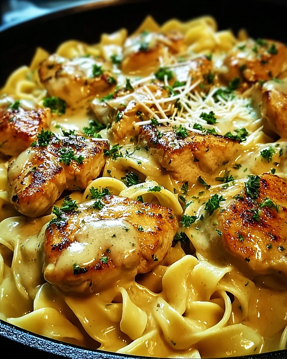 One Pan Chicken Noodles