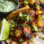 One Pan Chicken & Pineapple Tacos