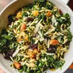 Orzo Kale Salad with Lemon Vinaigrette