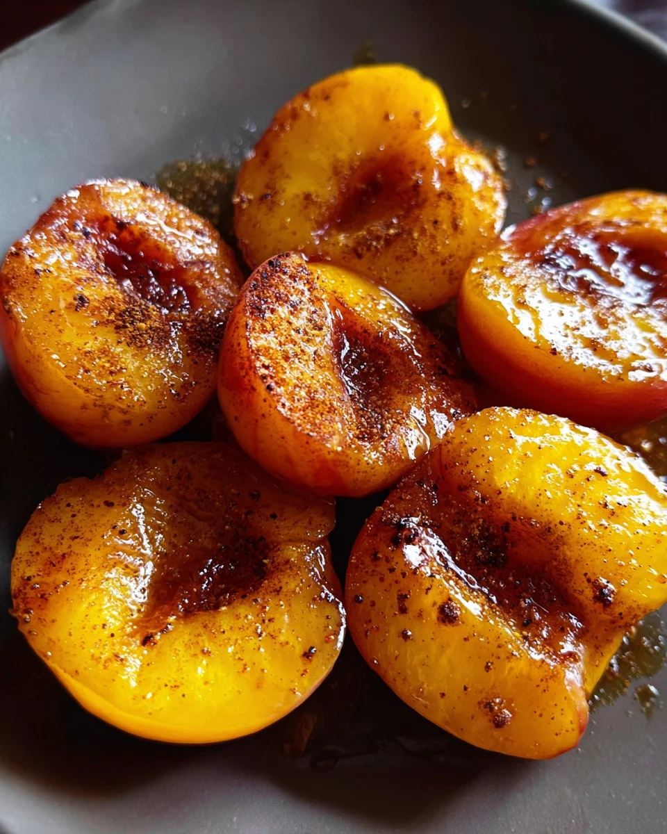 Pan Fried Peaches