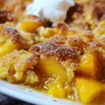 Peach Cobbler with Cake Mix