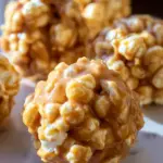Peanut Butter Popcorn Balls