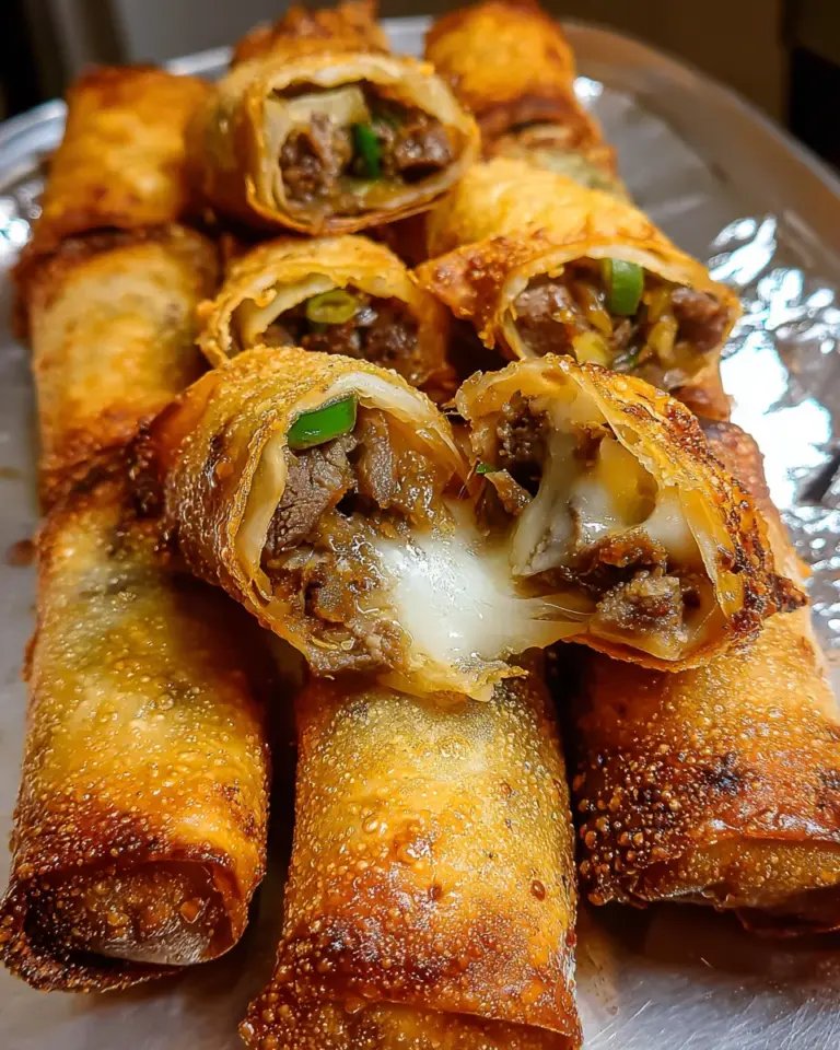 Philly Cheesesteak Egg Roll