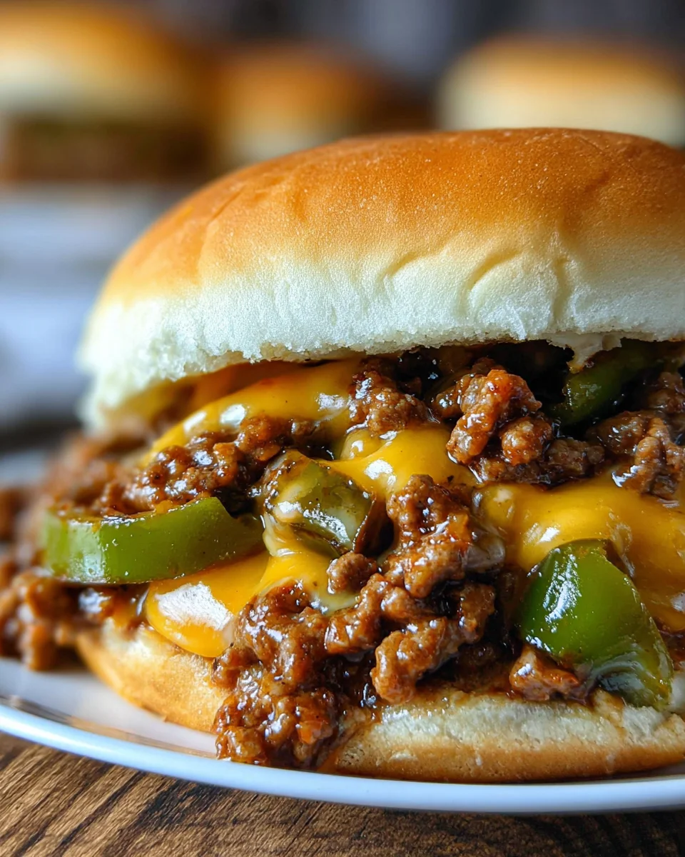 Philly Cheesesteak Sloppy Joes Recipe 22 Philly