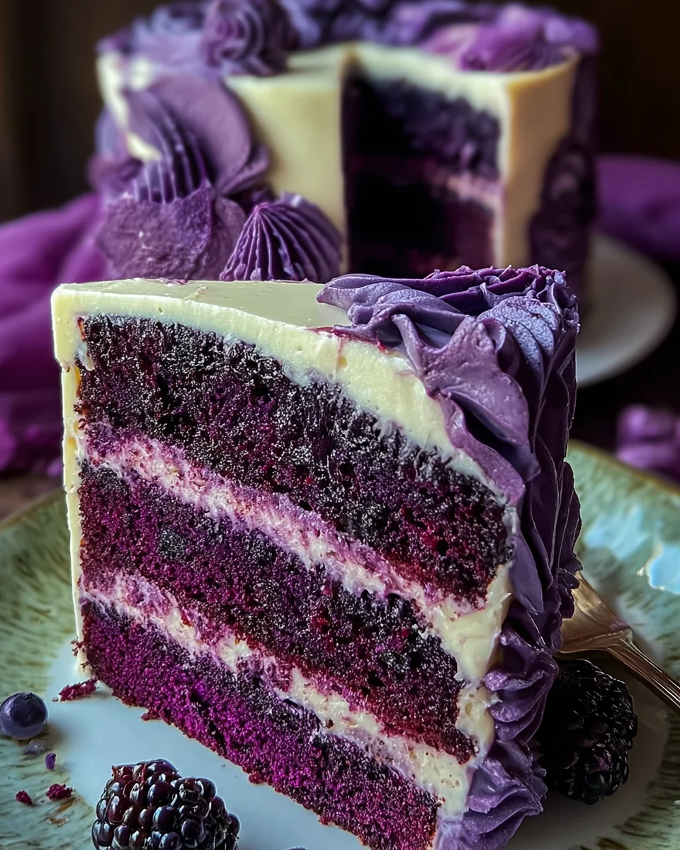 Purple Velvet Cake