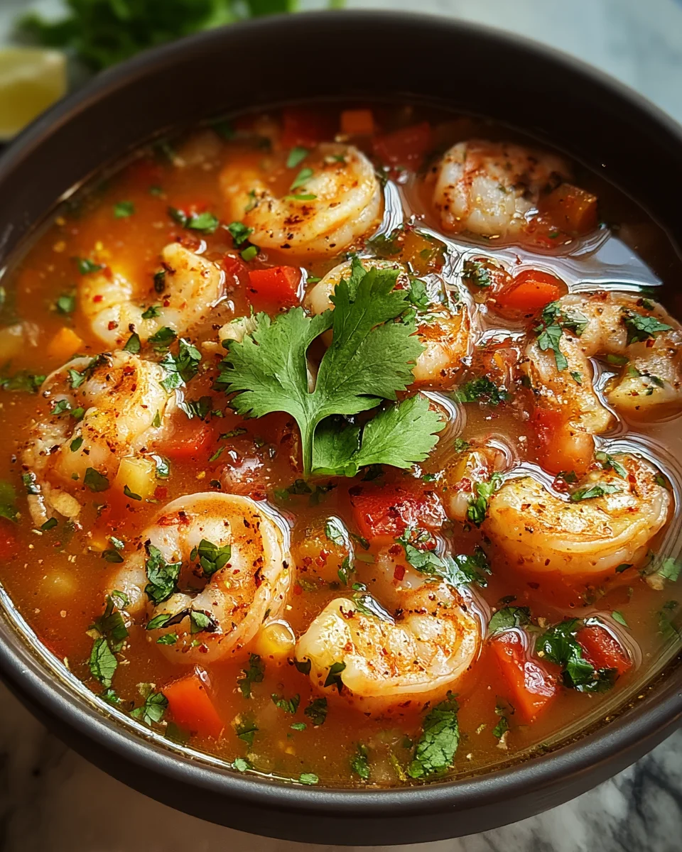 Quick and Spicy Shrimp Soup