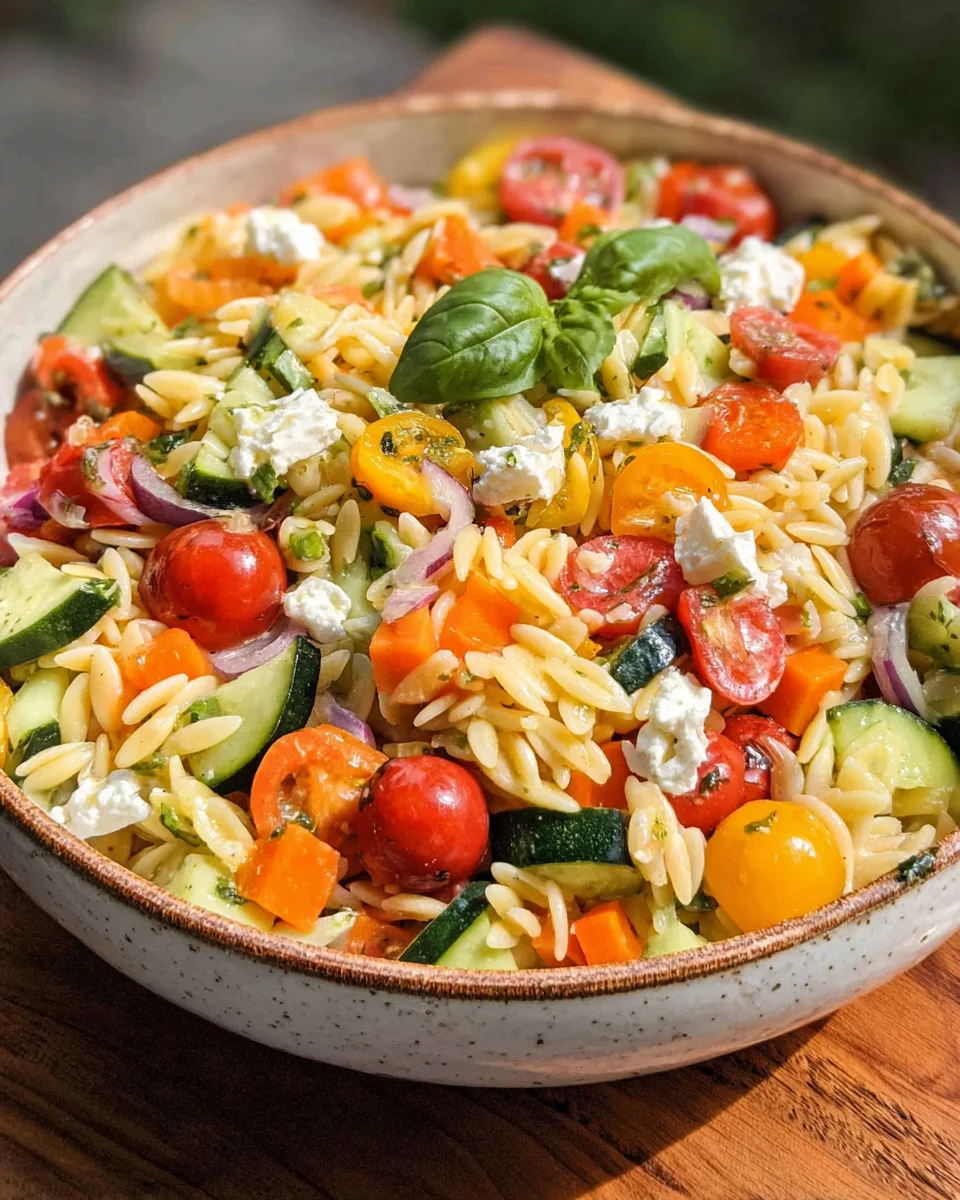 Rainbow Orzo Salad 23 Rainbow