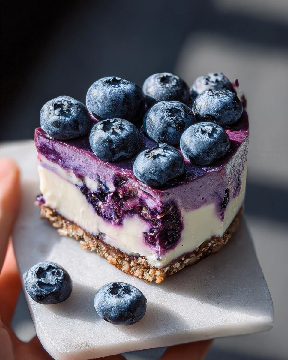Raw Vegan Blueberry Cheesecake 21 Raw Vegan Blueberry Cheesecake