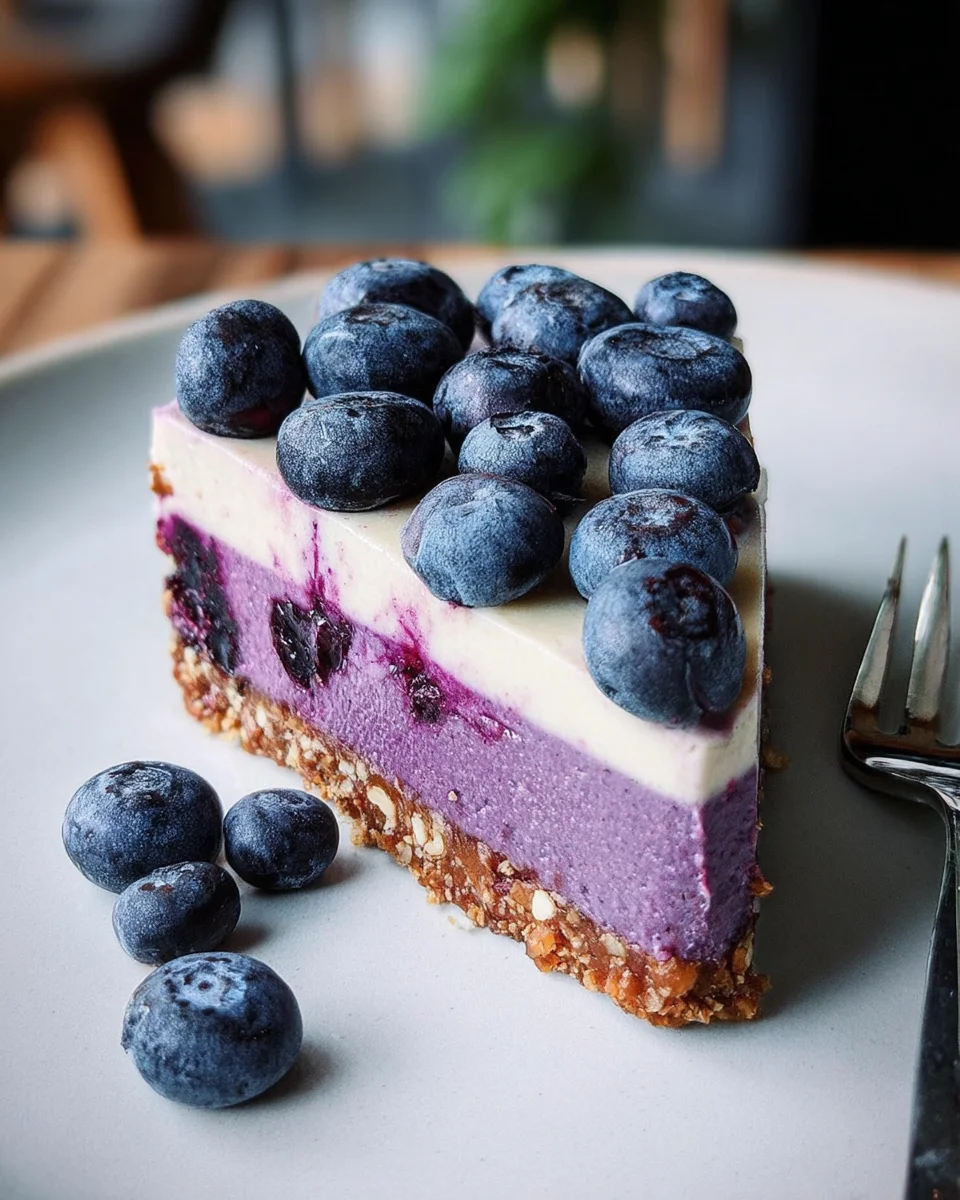 Raw Vegan Blueberry Cheesecake 22 Raw