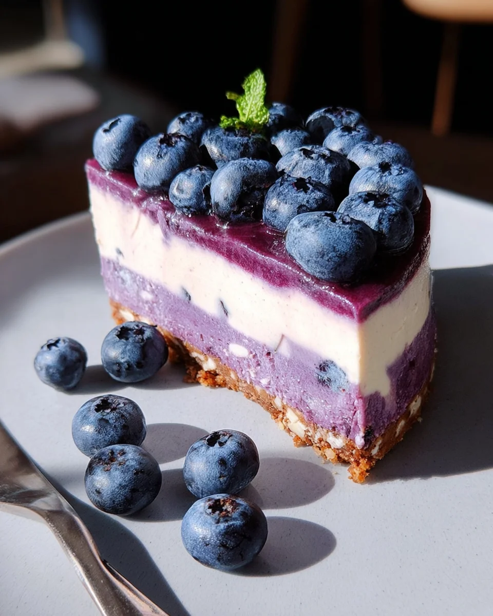Raw Vegan Blueberry Cheesecake 23 Raw
