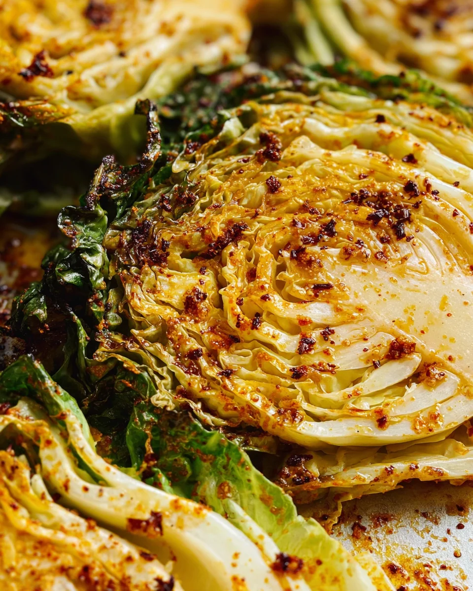 Roasted Cabbage Steaks 17 Roasted