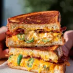 Roasted Jalapeño Popper Grilled Cheese