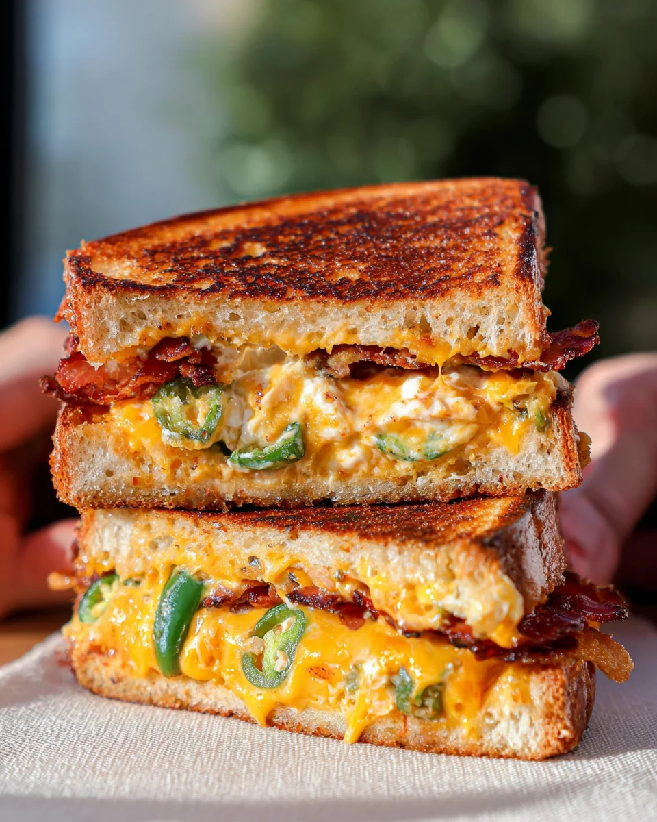 Roasted Jalapeño Popper Grilled Cheese 18 Roasted Jalapeño Popper Grilled Cheese