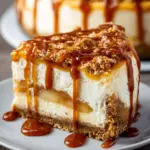 Salted Caramel Apple Pie Cheesecake