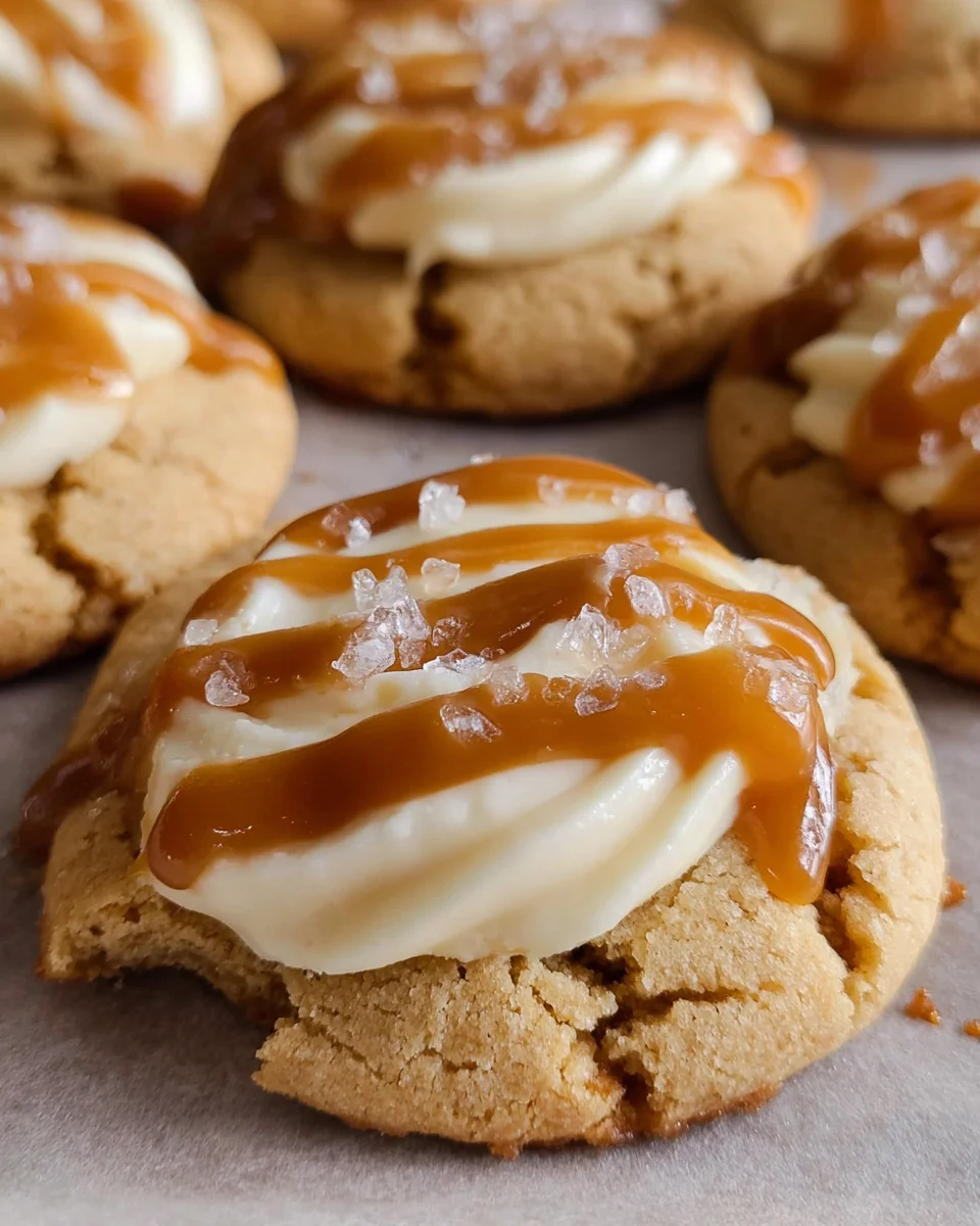 Salted Caramel Cheesecake Cookies Recipe 19 Salted