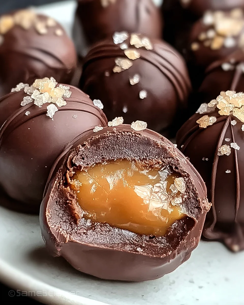 Salted Caramel Truffles