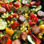 Sausage and Veggies Skillet - 30 Minute, One-Pan Meal